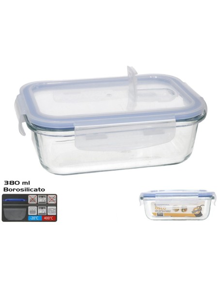 FIAMBRERA OSLO VALVULA 380ML RECTANGULAR