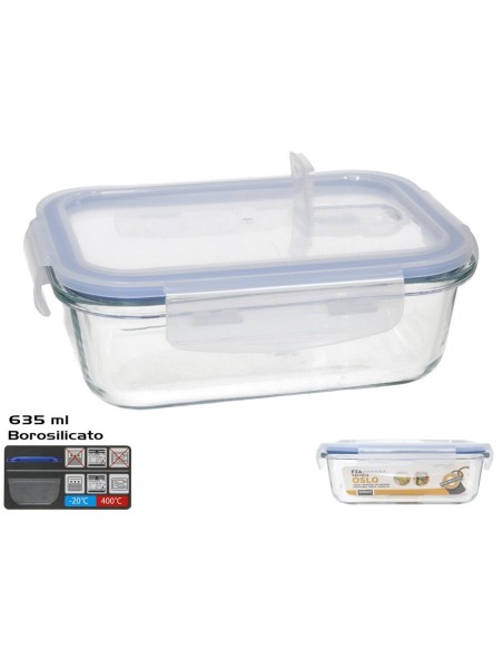 FIAMBRERA OSLO VALVULA 635ML RECTANGULAR FIAMBRERA OSLO VALVULA 635ML RECTANGULAR