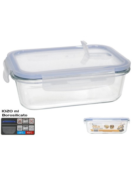 FIAMBRERA OSLO VALVULA 1020ML RECTANGULAR FIAMBRERA OSLO VALVULA 1020ML RECTANGULAR