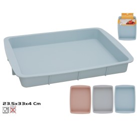 MOLDE TARTA SILICONA 33X23.5X4 CM