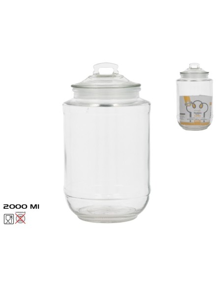 TARRO CRISTAL LUNA 2000ML 13,6X13,6X23,6 CM