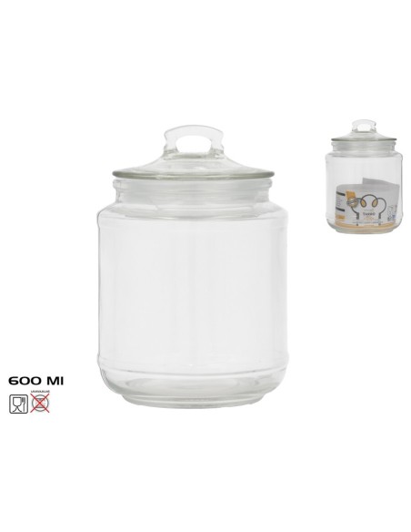 TARRO CRISTAL LUNA 600ML 10,2X10,2X14,5 CM