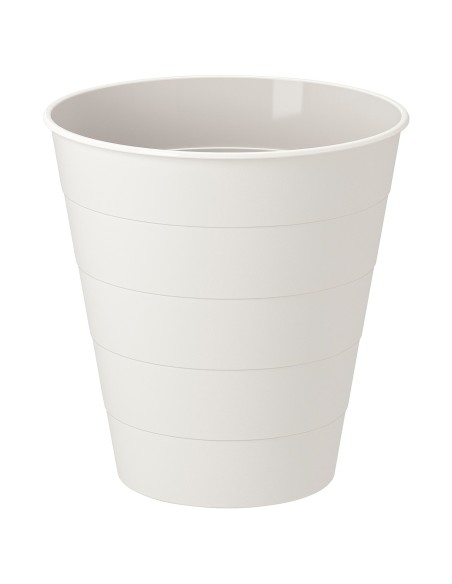 MACETA/PAPELERA FLORENZIA HIGH D27 (ESCALONES) BLANCA