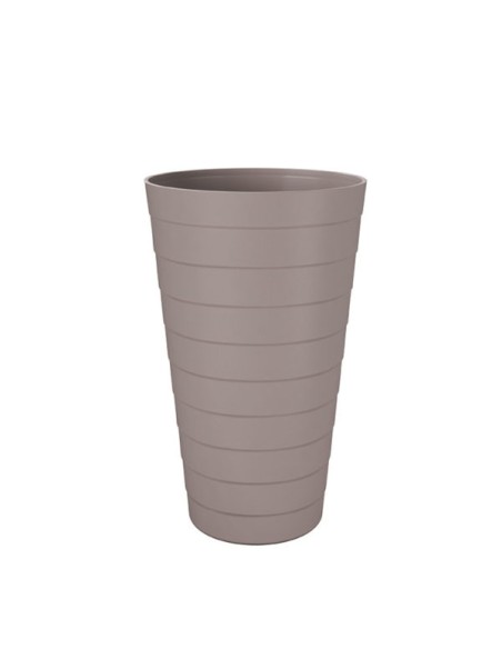 MACETA/PAPELERAFLORENZIA HIGH D27 CM ESCALONES TOPO