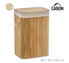 CESTO PARA ROPA BAMBU FORRADO CON TELA