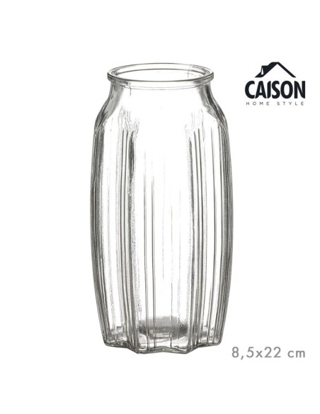 JARRON CRISTAL GAIA 22 cm TRANSPARENTE