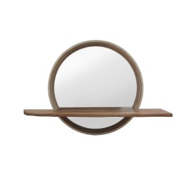 ESPEJO MDF 60X12,5X40 ESTANTERIA NATURAL