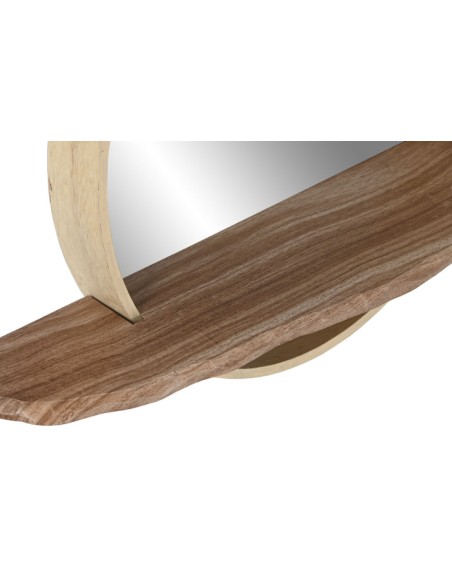 ESPEJO MDF 60X12,5X40 ESTANTERIA NATURAL