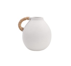JARRON CERAMICA 17X15X15,5 BLANCO