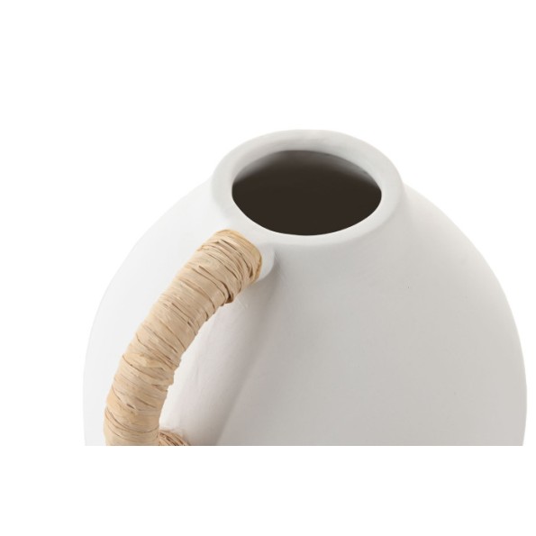 JARRON CERAMICA 17X15X15,5 BLANCO