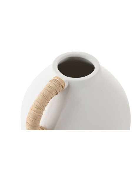 JARRON CERAMICA 17X15X15,5 BLANCO