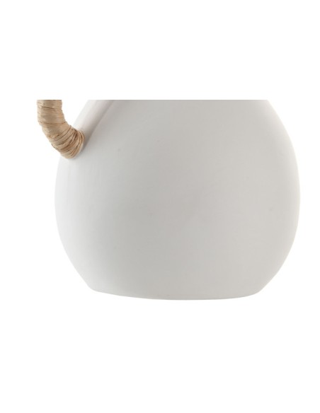 JARRON CERAMICA 17X15X15,5 BLANCO