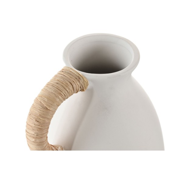 JARRON CERAMICA 15X13,5X36 BLANCO