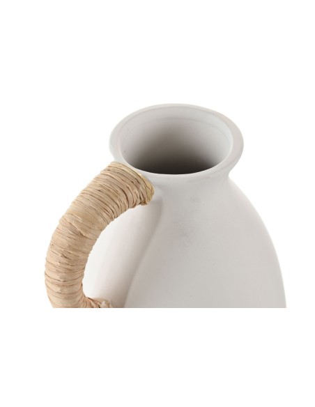 JARRON CERAMICA 15X13,5X36 BLANCO