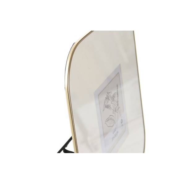 MARCO FOTO 10X10 METAL CRISTAL 21,5X1X21,5 DORADO