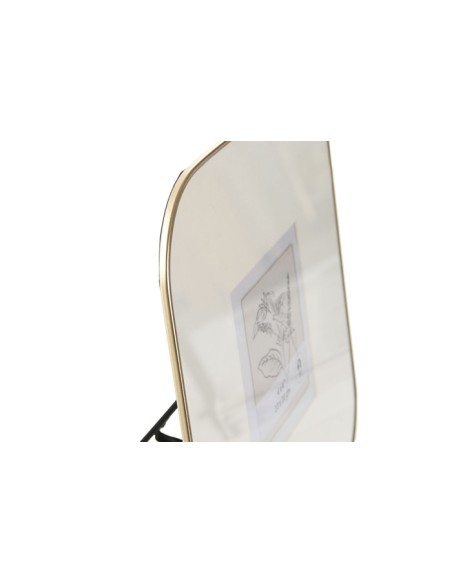 MARCO FOTO 10X10 METAL CRISTAL 21,5X1X21,5 DORADO