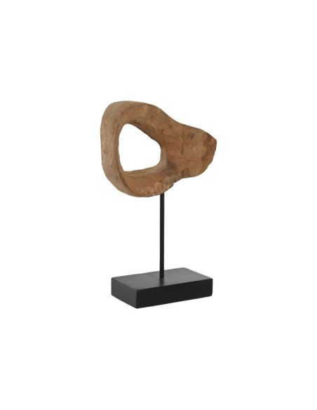 DECORACION MANGO HIERRO 20X9X34 TRONCO NATURAL