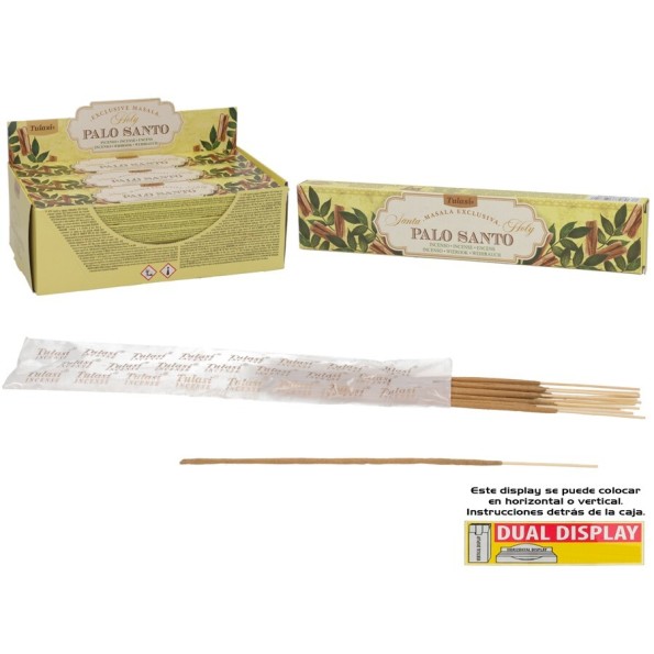 INCIENSO 15G 14 STICKS EXCLUSIVE MASALA HOLY PALO SANTO
