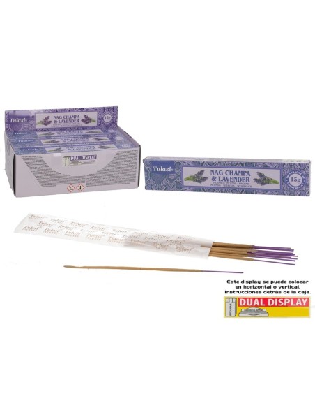INCIENSO 15G 14 STICK NAG CHAMPA DELIGHTS LAVENDER