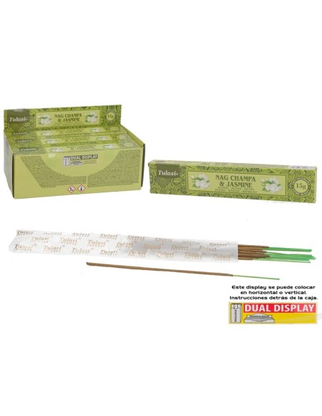 INCIENSO 15G 14 STICK NAG CHAMPA DELIGHTS JASMINE