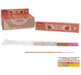 INCIENSO 15G 14 STICK NAG CHAMPA DELIGHTS ROSE