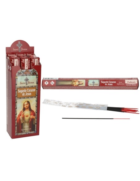 INCIENSO 24G 20 STICKS SAGRADO CORAZON DE JESUS