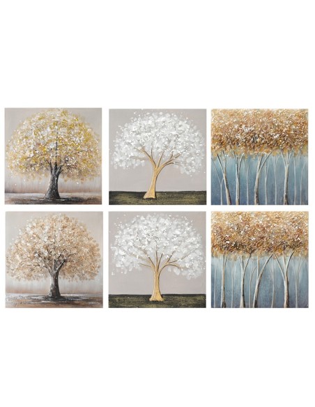 CUADRO PINTADO A MANO 100% MARQUESC 50X50CM 6 SURT