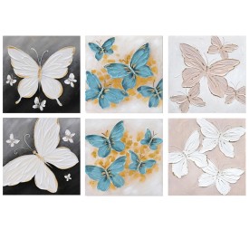 CUADRO PINTADO A MANO 100% PRUMIV 50X50CM 6 SURT.