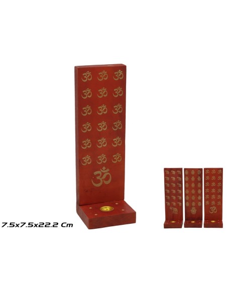 PORTA INCIENSO STICK 7,5X7,5X22,2CM 4STD