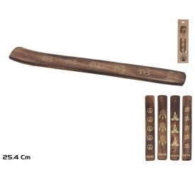 PORTA INCIENSO STICK DORADO 25,4CM 4STD
