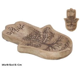 CENICERO MANO ARBOL VIDA 14X9,5X1,5CM