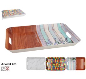 BANDEJA RECTANGULAR ALFRED 41X28CM 3 SURT