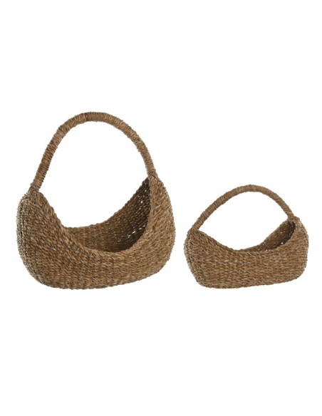 CESTA SET 2 SEAGRASS 50X23X43 NATURAL