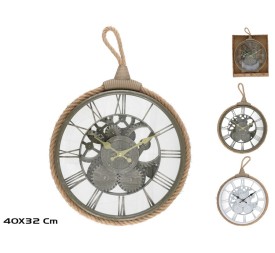 RELOJ DE PARED NAVERY 40X32CM 2 SURT.