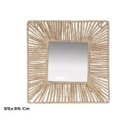 ESPEJO CUADRADO LUNA  35X35X2CM