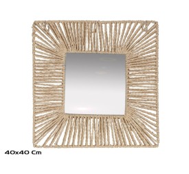 ESPEJO CUADRADO LUNA  40X40X2CM