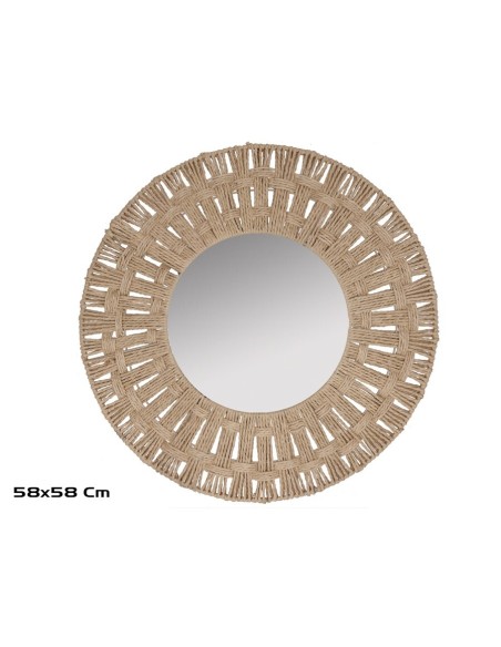 ESPEJO REDONDO MARTE 58X58X2CM