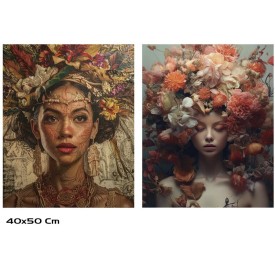 CUADRO CRISTAL TEMPLADO JUNO 40X50CM 2 SURT.