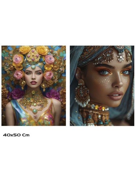 CUADRO CRISTAL TEMPLADO INDUN 40X50CM 2 SURT.