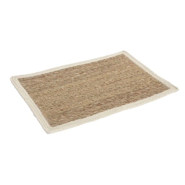 INDIVIDUAL SEAGRASS YUTE 45X33X0,5 NATURAL