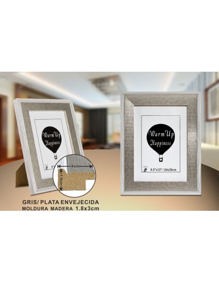 PORTAFOTO MADERA DM-888 24X30CM (9/18)