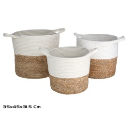 SET 3 CESTAS SEVILLA 45X35X31,5 CM