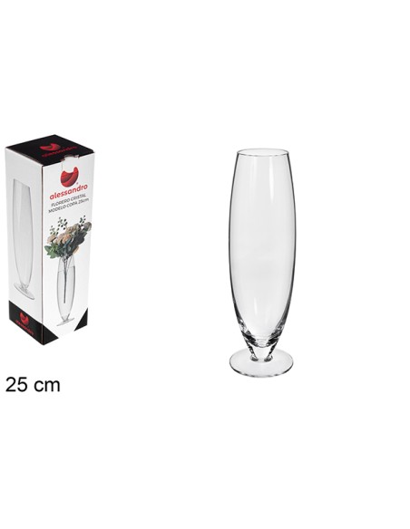FLORERO CRISTAL MODELO COPA 25CM
