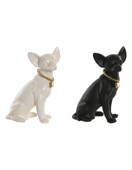 FIGURA RESINA 17X11,5X24,5 PERRO DORADO 2 SURT.