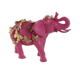 FIGURA RESINA 26X13,5X19 ELEFANTE FUCSIA