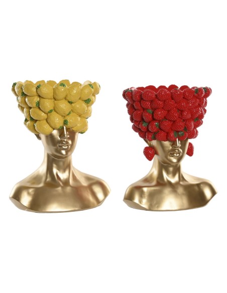 JARRON RESINA 28X17X35 FRUTA DORADO 2 SURT. JARRON RESINA 28X17X35 FRUTA DORADO 2 SURT.