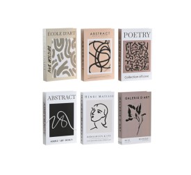 CAJA LIBRO CARTON 17X4,2X26,5 ARTE 6 SURT.