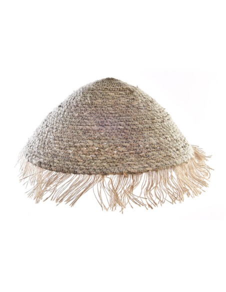 PANTALLA SEAGRASS 30X30X13 NATURAL MARRON