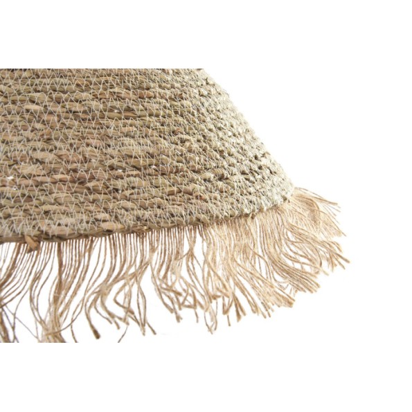 PANTALLA SEAGRASS 30X30X13 NATURAL MARRON