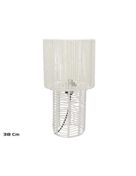 LAMPARA RUBI 38CM BLANCA